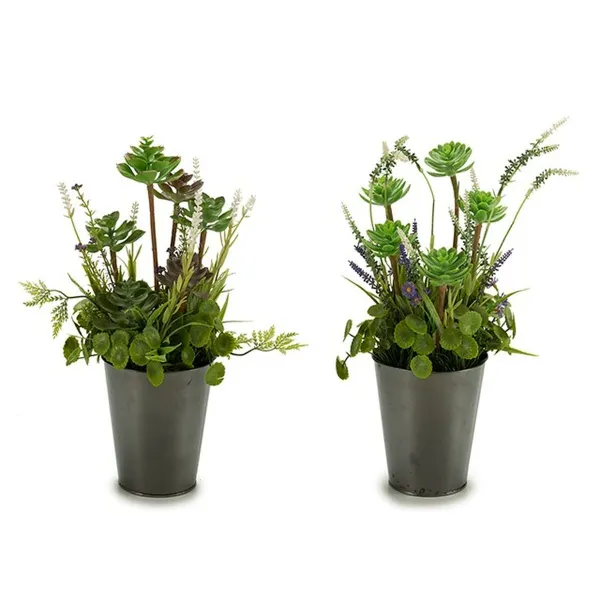 Decorative Plant Ibergarden Cork Plastic Flowers Field 20 x 41 x 20 cm (6 Units)