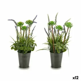 Dekoratīvs Augs Ibergarden Metāls Plastmasa Lavanda 13 x 40 x 13 cm (12 gb.)