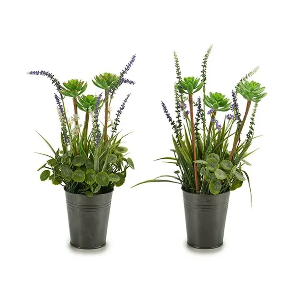 Dekoratīvs Augs Ibergarden Metāls Plastmasa Lavanda 13 x 40 x 13 cm (12 gb.)