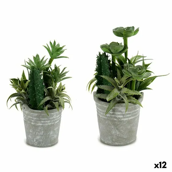 Dekoratīvs Augs Ibergarden Plastmasa Cements 15 x 24 x 15 cm (12 gb.)