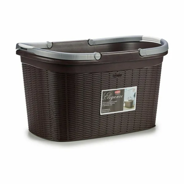 Корзина для белья Stefanplast Elegance Пластик 35 L 57,5 x 29 x 36,5 cm (15 штук)