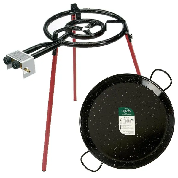 Degiklis Paellai La Dehesa Ø 46 cm 73 x 12 x 46 cm Rinkinys 4 vnt.