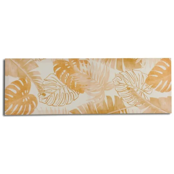 Полотно Gift Decor Позолоченный Лист растения 90 x 30 x 1,5 cm (12 штук)