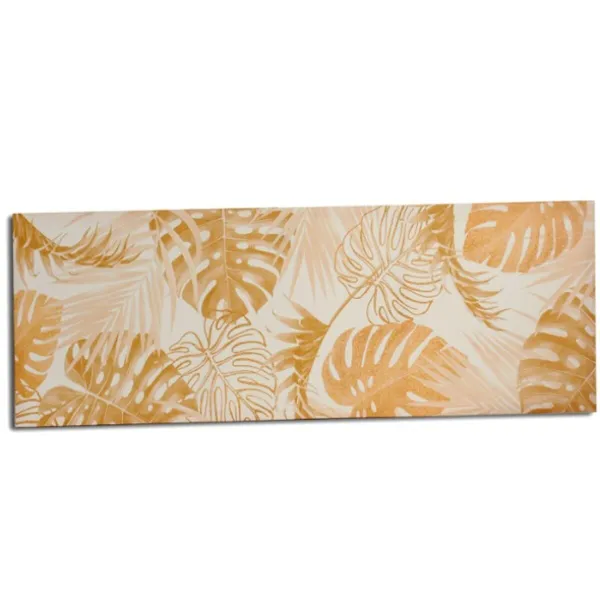 Полотно Gift Decor Позолоченный Лист растения 135 x 45 x 1,5 cm (6 штук)