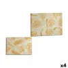 Полотно Gift Decor Позолоченный Лист растения 120 x 80 x 2,5 cm (4 штук)