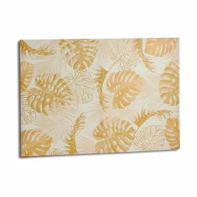 Полотно Gift Decor Позолоченный Лист растения 120 x 80 x 2,5 cm (4 штук)