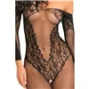 Bodystocking René Rofé Black (One size)