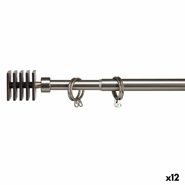Curtain Bar Gift Decor Extendable Squared (12 Units)