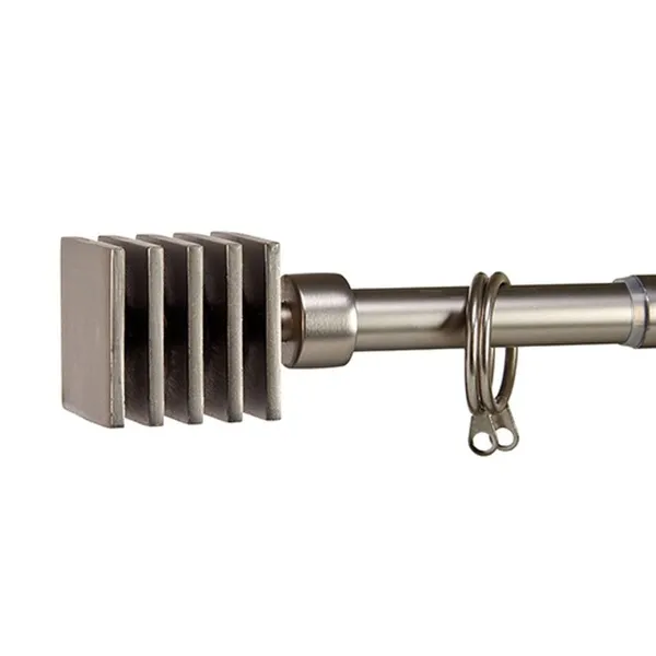 Curtain Bar Gift Decor Extendable Squared (12 Units)