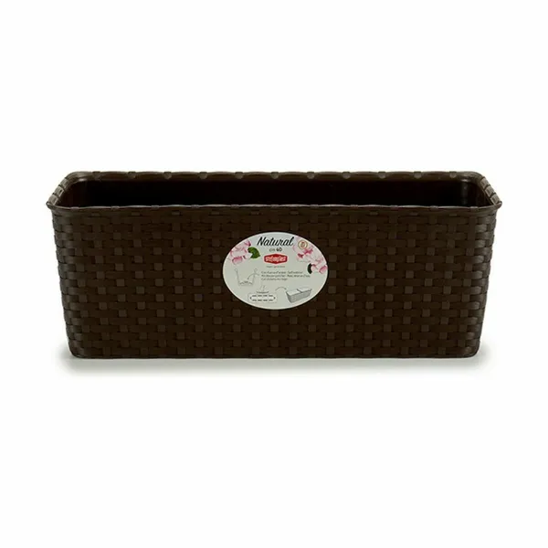 Наружный ящик для растений Stefanplast Пластик 39 x 13,5 x 15,5 cm (12 штук)