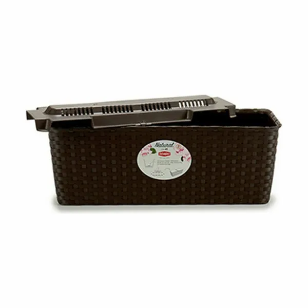 Наружный ящик для растений Stefanplast Пластик 39 x 13,5 x 15,5 cm (12 штук)