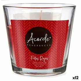 Scented Candle Acorde Red fruits 120 g (12 Units)
