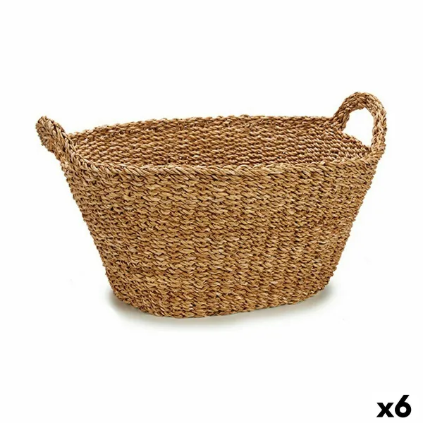 Корзина Gift Decor Коричневый Морские водоросли 50 L С ручками (6 штук)