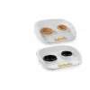 Gyvūnų maisto dėžė Stefanplast Balta Ruda Juoda Plastmasinis 34 x 11 x 46,5 cm Dvigubas (24 vnt.)