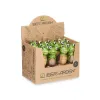 Decorative Garden Figure Ibergarden Brown Green Ceramic 4,5 x 16,5 x 4,5 cm (12 Units)