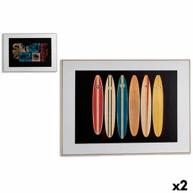 Полотно Gift Decor Чёрный Сёрф 81,5 x 3 x 121,5 cm (2 штук)
