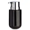 Ziepju dozators Berilo Melns Sudrabains Metāls Keramika 350 ml 7 x 14,5 x 8,5 cm (6 gb.)