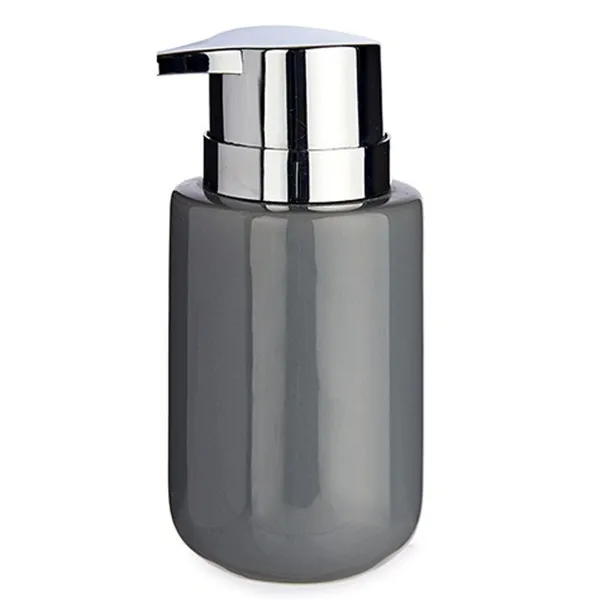 Ziepju dozators Berilo Pelēks Sudrabains Metāls Keramika 350 ml 7 x 14,5 x 8,5 cm (6 gb.)