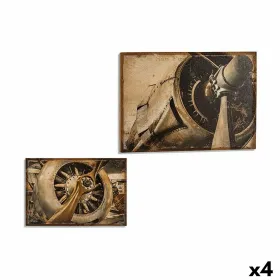 Полотно Gift Decor Самолет 90 x 3 x 60 cm (4 штук)