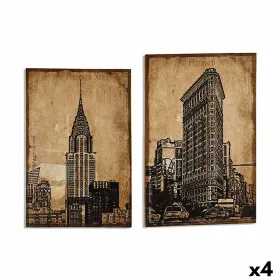 Полотно Gift Decor New York 90 x 3 x 60 cm (4 штук)