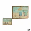 Drobė Gift Decor Paplūdimys 70 x 3 x 50 cm (4 vnt.)
