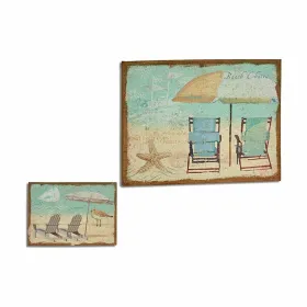 Полотно Gift Decor Пляж 70 x 3 x 50 cm (4 штук)