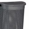 Laundry Basket Kipit Anthracite Plastic 60 L 43,5 x 57,5 x 34 cm 43,5 x 57 x 34 cm (6 Units)