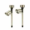 Markkeri Ibergarden Hopeinen Teräs 15 x 10 x 28 cm 15 x 29 x 10 cm Nivelletty Aurinkokennolataus (12 osaa)