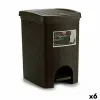 Мусорное ведро с педалью Stefanplast Elegance Коричневый Пластик 20 L (6 штук)