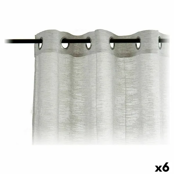 Aizkari Gift Decor Pelēks 140 x 260 cm 34 x 5 x 26 cm 26 x 42 x 3 cm (6 gb.)