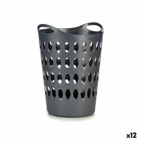 Корзина для белья Kipit Антрацитный Пластик 50 L 44 x 56 x 41 cm 42 x 56 x 56,5 cm (12 штук)