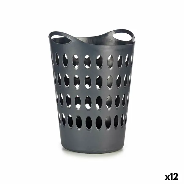 Veļas Grozs Kipit Antracīts Plastmasa 50 L 44 x 56 x 41 cm 42 x 56 x 56,5 cm (12 gb.)