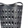 Laundry Basket Kipit Anthracite Plastic 50 L 44 x 56 x 41 cm 42 x 56 x 56,5 cm (12 Units)