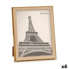 Фото рамка Gift Decor Коричневый Позолоченный Cтекло полипропилен (6 штук)