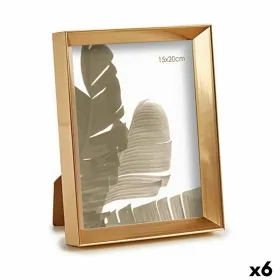 Nuotraukų rėmelis Gift Decor Auksinis stiklas Plastmasinis (6 vnt.)
