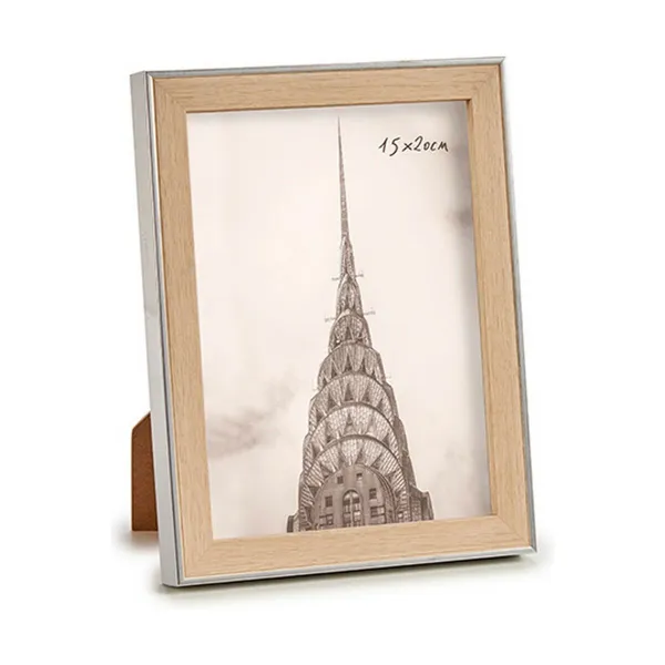 Фото рамка Gift Decor Коричневый Серебристый Натуральный Cтекло полипропилен (6 штук)