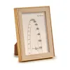 Photo frame Gift Decor Brown Golden Natural Glass polypropylene (6 Units)