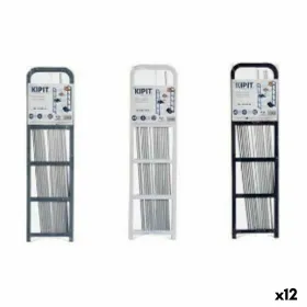 Apavu plaukts Kipit Balts Melns Pelēks 68 x 3,5 x 18,5 cm 68 x 3 x 18,5 cm (12 gb.)