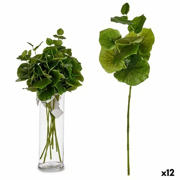 Ветка Ibergarden Зеленый Пластик 75 cm Листья (12 штук)