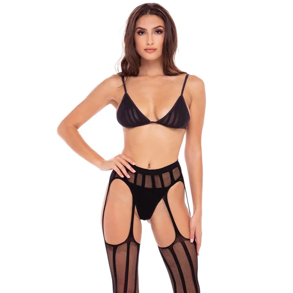 Underwear Set René Rofé Black (M/L)