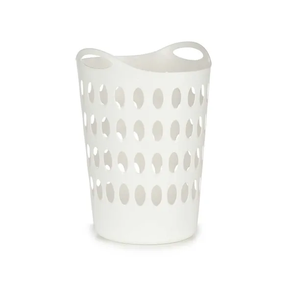 Veļas Grozs Kipit Balts Plastmasa 50 L 44 x 56 x 41 cm 44 x 56,5 x 42 cm (12 gb.)