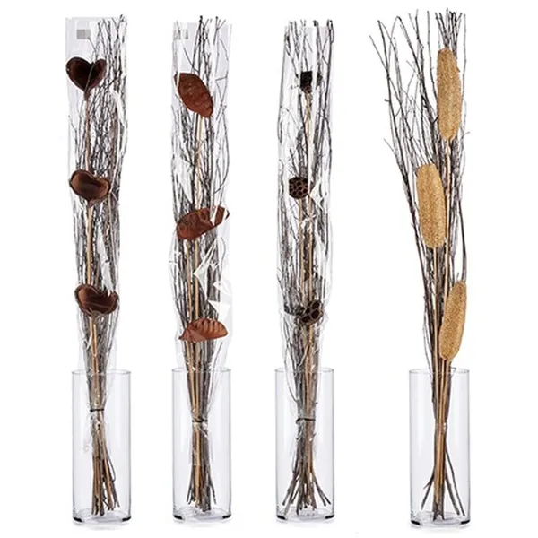 корсажи Gift Decor Серый Натуральный 100 cm 12 x 96 x 10 cm (24 штук)