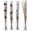 корсажи Gift Decor Серый Натуральный 100 cm 12 x 96 x 10 cm (24 штук)