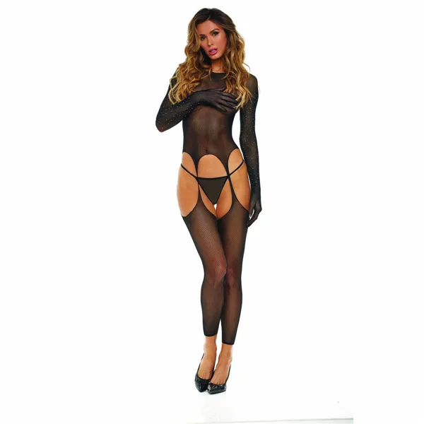 Bodystocking René Rofé Black (One size)