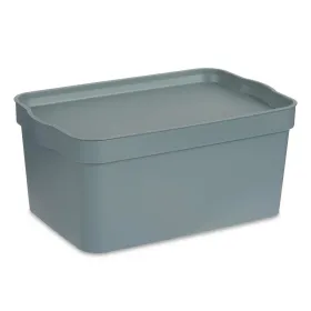 Контейнер для хранения с крышкой Kipit Серый Пластик 7,5 L (12 штук)