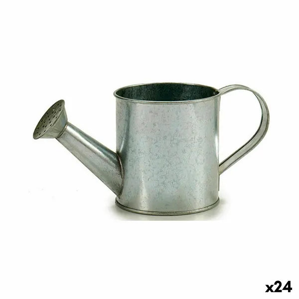 Kasvit Ibergarden Hopeinen Sinkki Kastelukannu 24,5 x 11 x 11 cm (24 osaa)