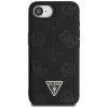 Guess Grained Hot Stamp Peony Triangle Logo MagSafe - Case for iPhone 16e (black)