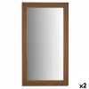Настенное зеркало Gift Decor Позолоченный 64,3 x 84,5 x 1,5 cm Прямоугольный (2 штук)