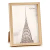 Photo frame Gift Decor Brown Natural Plastic (6 Units)