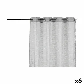 Curtain Gift Decor Light grey 140 x 0,1 x 260 cm 34 x 3,5 x 26 cm (6 Units)